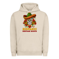 Pigment French Oak sombrero skull heritage Urban Hoodie - BundleAndBundleShop