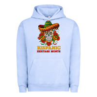 Pigment Grape Ice sombrero skull heritage Urban Hoodie - BundleAndBundleShop