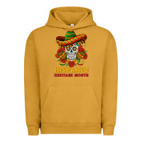 Pigment Peanut Butter sombrero skull heritage Urban Hoodie - BundleAndBundleShop
