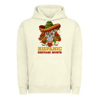 Pigment Pistachio sombrero skull heritage Urban Hoodie - BundleAndBundleShop