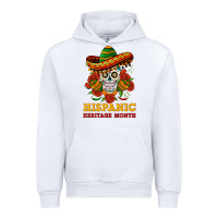 White sombrero skull heritage Urban Hoodie - BundleAndBundleShop