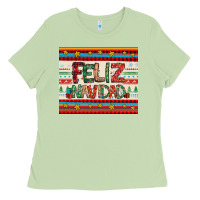 Matcha feliz navidad spanish christmas Ladies Tee - Jasminsmagicworld