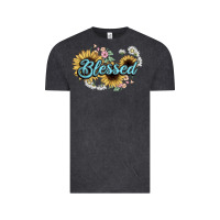 Vintage Black blessed Vintage Tee - NancyCooperArtShop