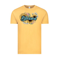 Vintage Mustard blessed Vintage Tee - NancyCooperArtShop