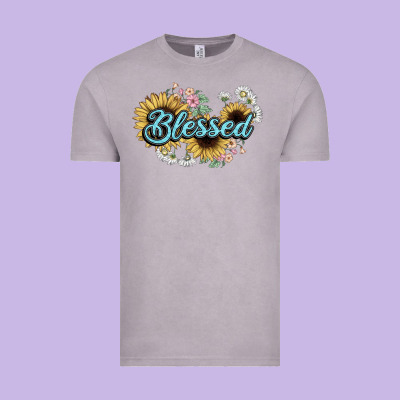 Blessed Vintage Tee Designed By Nancycooperartshop