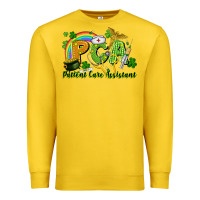 Lemon PCA Patient Care Assistant St. Patrick's Day Premium Sweatshirt - CowGirlArtShop