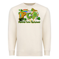 Sandshell PCA Patient Care Assistant St. Patrick's Day Premium Sweatshirt - CowGirlArtShop