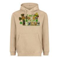 Mushroom i dont need luck ive got jesus Heavyweight Hoodie - CowGirlArtShop