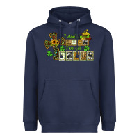 Navy i dont need luck ive got jesus Heavyweight Hoodie - CowGirlArtShop