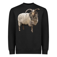 Black navajo churro sheep Heavyweight Sweatshirt - LillyAllenDesigns