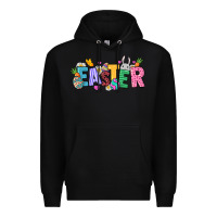 Black Western Easter day Premium Hoodie - HowdyJamesFarm