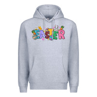 Heather Grey Western Easter day Premium Hoodie - HowdyJamesFarm
