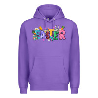 Purple Western Easter day Premium Hoodie - HowdyJamesFarm