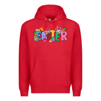 Red Western Easter day Premium Hoodie - HowdyJamesFarm