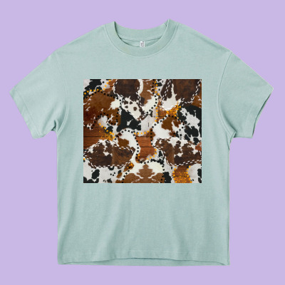 Cowhide Heavy Core Tee Designed By Adodesignshop