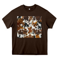 Chocolate Brown cowhide Heavy Core Tee - AdoDesignShop