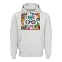Dove Grey summer is a state of mind Zipper Hoodie - TumblerDesignByShophia
