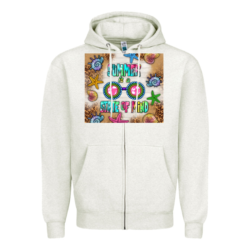 Summer Is A State Of Mind Zipper Hoodie by TumblerDesignByShophia | Teevron