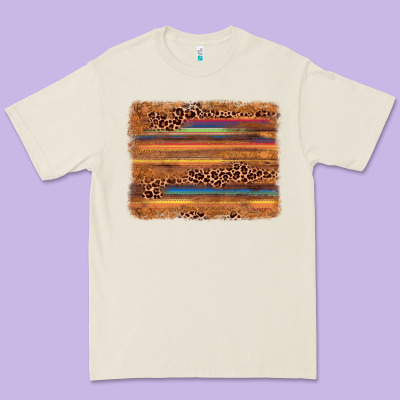 Leopard Serape Background Premium Tee Designed By Adodesignshop