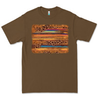 Cacao leopard serape background Premium Tee - AdoDesignShop