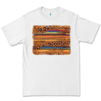 White leopard serape background Premium Tee - AdoDesignShop