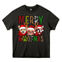 Asphalt merry woofmas dogs Heavy Core Tee - Jasminsmagicworld