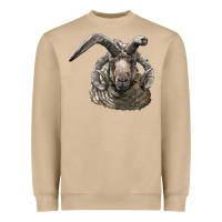 Mushroom navajo churro sheep head Heavyweight Sweatshirt - LillyAllenDesigns