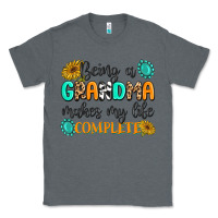 Charcoal Heather Being a Grandma Makes My Life Complete Classic Tee - MaliasSmallBusiness