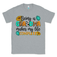 Heather Grey Being a Grandma Makes My Life Complete Classic Tee - MaliasSmallBusiness