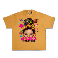 Peanut Butter preschool teacher life  messy bun Urban Heavy Tee - NancyCooperArtShop