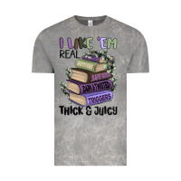 Cloud Rock i like them real thick and juicy books Vintage Tee - MaliasSmallBusiness