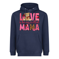 Navy Love is being called mama mother's day Heavyweight Hoodie - HowdyJamesFarm