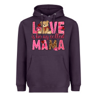 Plum Love is being called mama mother's day Heavyweight Hoodie - HowdyJamesFarm