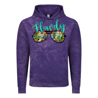 Cloud Purple western howdy police sunglasses Vintage Hoodie - NancyCooperArtShop