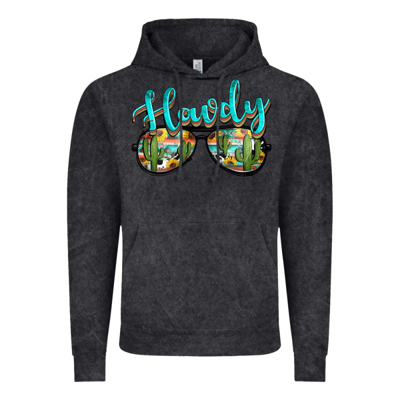 Western Howdy Police Sunglasses Vintage Hoodie by NancyCooperArtShop | Teevron