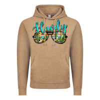 Vintage Coffee western howdy police sunglasses Vintage Hoodie - NancyCooperArtShop