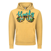 Vintage Mustard western howdy police sunglasses Vintage Hoodie - NancyCooperArtShop