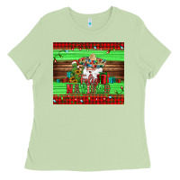 Matcha feliz navidad spanish christmas santa tumbler Ladies Tee - Jasminsmagicworld