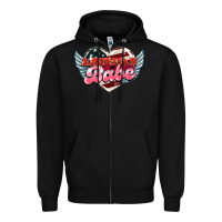 Black American babe Zipper Hoodie - HowdyJamesFarm