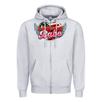 Heather Grey American babe Zipper Hoodie - HowdyJamesFarm
