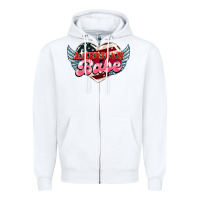 White American babe Zipper Hoodie - HowdyJamesFarm