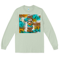 Matcha mama leopard sunflower Long Sleeve Tee - LillyAllenDesigns