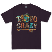 Plum rodeo crazy bucking bronco cowboy Premium Tee - Artiststas