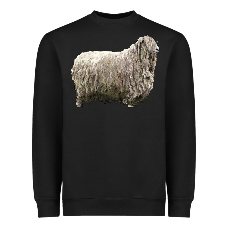 Lincoln Sheep Heavyweight Sweatshirt by LillyAllenDesigns | Teevron