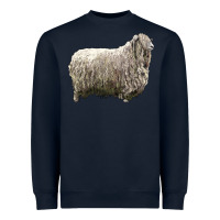 Navy lincoln sheep Heavyweight Sweatshirt - LillyAllenDesigns