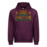 Mauve Wine national hispanic heritage month Urban Hoodie - BundleAndBundleShop