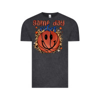 Vintage Black game day vibes Vintage Tee - MaliasSmallBusiness