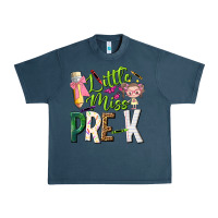 Midnight Navy little miss pre k Urban Heavy Tee - NancyCooperArtShop