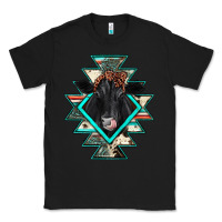 Black black angus cowhide aztec Classic Tee - JahusDesignShop