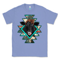 Colony Blue black angus cowhide aztec Classic Tee - JahusDesignShop